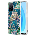 Miniatyrbild 1 av 2: Marmormotiv Oppo A54s / Oppo A53s 5G / Oppo A16 / Oppo A54 skal - Blå/Grön Blå