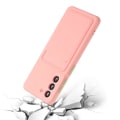 Miniatyrbillede 5 af 6: Cover med Kortholder til Samsung Galaxy S23 - Lyserød Pink