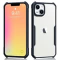 Stöttåligt iPhone 14 hybridskal - Svart Svart