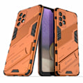 Pikkukuva 1 / 2: Iskunkestävä hybridikotelo Samsung Galaxy A32 - Oranssi Orange