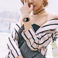 Miniatyrbild 3 av 6: Apple Watch Series 8 (41mm) elastiskt vävt klockarmband - Orange / Storlek: Xl Orange