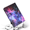 Miniatyrbillede 3 af 6: Lenovo Tab M10 flipomslag i læder med cool mønster - Mælkevejen Multicolor
