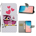Pikkukuva 1 / 2: Wonderland Samsung Galaxy Note 20 flip kuoret - Pöllö Perhe Multicolor