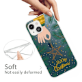 Miniatyrbild 3 av 3: Julfodral till iPhone 14 - Jul Femuddig Stjärna Grön