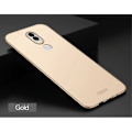 Miniatyrbillede 2 af 2: MOFI Nokia 6.1 Plus beskyttelsesetui i plastik med mat overfalde - Guld Gold