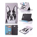 Miniatyrbillede 1 af 2: Samsung Galaxy Tab A 10.1 (2016) læder-etui - Smart hund Multicolor
