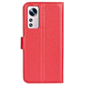 Pikkukuva 2 / 2: Classic Xiaomi 12 Lite flip kuoret - Punainen Red