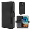 Miniatyrbillede 1 af 2: Modern-styled Læder Pung Etui til Nokia X10 / X20 - Sort Black