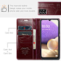 Pikkukuva 2 / 2: CaseMe Samsung Galaxy M32 5G / A32 5g Smooth Suojakotelo - Punainen Red
