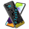 Pikkukuva 1 / 3: Deco Samsung Galaxy A54 Suojakotelo - Kissa And Mouse Blue