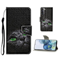 Miniatyrbillede 1 af 2: Wonderland Samsung Galaxy S21 Flip etui - Sort kat Black