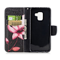 Miniatyrbillede 2 af 2: Samsung Galaxy A8 (2018) mønstret PU læder flip etui - frisk blomst Multicolor