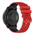 Miniatyrbillede 2 af 2: 22 mm silikone-urrem til Garmin-ur - Rød / Sort Red