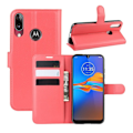 Pikkukuva 1 / 2: Classic Motorola Moto E6 Plus flip kotelot - Punainen Red