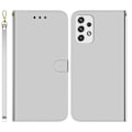 Pikkukuva 1 / 2: Mirror Samsung Galaxy A23 flip case - Hopea Silver grey