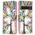 Pikkukuva 1 / 2: Wonderland Google Pixel 7 Pro flip kuoret - Elämän Puu Multicolor