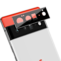 Miniatyrbild 1 av 2: IMAK Google Pixel 6 Pro HD kameralinsskydd av härdat glas Transparent