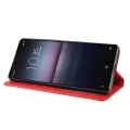 Pikkukuva 6 / 6: Bofink Vintage Sony Xperia 1 II leather kotelot - Punainen Red