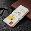 Miniatyrbillede 2 af 2: Wonderland Xiaomi Redmi 9C Flip etui - Elefant og paraply Multicolor