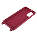 Miniatyrbillede 3 af 6: Tyndt TPU-etui med mat finish og justerbar strop til Samsung Galaxy M32 5G / A32 5G - Rød Red
