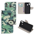 Miniatyrbillede 1 af 2: Wonderland Samsung Galaxy A20e etui - Camouflage Print Green