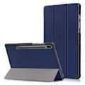 Miniatyrbillede 1 af 2: Samsung Galaxy Tab S6 tre-folds læder etui - Blå Blue