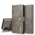 Miniatyrbillede 1 af 2: DG.MING Samsung Galaxy A10 2-in-1 Wallet etui - Grå Silver grey