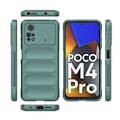 Miniatyrbild 2 av 2: Mjukt greppformat Xiaomi Poco M4 Pro skal - Grön Grön