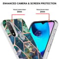 Miniatyrbillede 2 af 2: Marble Motorola Moto E30 / E20 / E40 Etui - Blå / Grøn Multicolor
