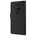 Pikkukuva 2 / 2: Phone Suojakotelo With Make-up Mirror And Slick Design For Sony Xperia Pro-I - Musta Black