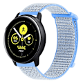Miniatyrbillede 1 af 2: 20mm nylon loop urrem til Samsung Galaxy Watch - Søblå Blue