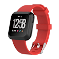Miniatyrbillede 1 af 2: Fitbit Versa blød TPE urrem - Størrelse: L / Rød Red