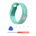 Pikkukuva 1 / 2: Joustava vaihtoranneke Fitbit Charge-kellolle - Syaani Green