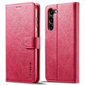 Miniatyrbild 1 av 2: LC.Imeeke läder Samsung Galaxy S23 Plus fodral - Rosa Rosa