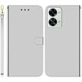 Pikkukuva 1 / 2: Mirror OnePlus Nord 2T flip case - Hopea Silver grey