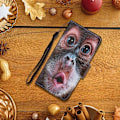 Miniatyrbillede 2 af 2: Wonderland Samsung Galaxy S21 FE Flip etui - Monkey Brown