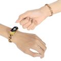 Miniatyrbillede 2 af 2: Xiaomi Mi Band 7 cool urrem i rustfrit stål - Guld Gold