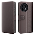Pikkukuva 1 / 2: Aito nahkakotelo luottokorttipaikoilla OnePlus 11R / OnePlus Ace 2 - Ruskea Brown