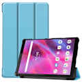 Pikkukuva 1 / 2: Kolminkertainen nahkainen jalusta kotelo Lenovo Tab M8 (3rd gen) - Taivaansininen Blue