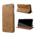 Miniatyrbillede 1 af 2: LC.IMEEKE iPhone Xs Max flip etui - Brun Brown