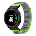 Miniatyrbillede 1 af 2: Garmin Forerunner 220/230/ 235/630/620/735 nylonurrem - sølv / grøn Silver grey