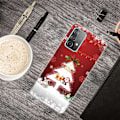 Pikkukuva 2 / 3: Joulu Samsung Galaxy A33 5G tapauksessa - Joulukuusi Ja Lumihiutaleet Red