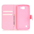 Miniatyrbillede 2 af 2: Moberg læder-etui til LG K4 - Drømmefanger Pink