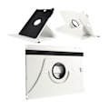 Miniatyrbillede 1 af 2: Jessen cover til Samsung Galaxy Tab A 9.7" med flere stå-funktioner - Hvid White