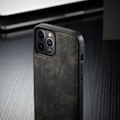 Miniatyrbillede 2 af 2: CaseMe iPhone 12 Pro Max etui med lynlås & pung - Sort Black