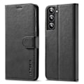 Miniatyrbillede 1 af 2: LC.IMEEKE Samsung Galaxy S22 flip etui - Sort Black