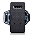 Miniatyrbillede 1 af 2: Samsung Galaxy S10 Plus vævet nylon armbånd Black