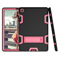 Miniatyrbillede 2 af 2: Samsung Galaxy Tab S5e stødsikkert hybridcover - sort / lyserød Pink