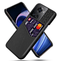 Miniatyrbillede 1 af 2: Bofink OnePlus Ace cover med kortholder - Sort Black