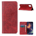 Miniatyrbillede 1 af 2: Wallet-style ægte Læder Flipcase til Oneplus 9 Pro - Rød Red